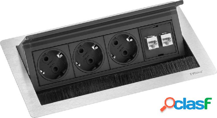 EVOline 15937000200 Multipresa ad incasso 3 scomparti