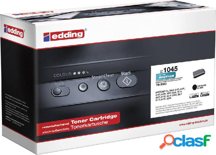 Edding Toner sostituisce Brother TN-3380 Compatibile Nero