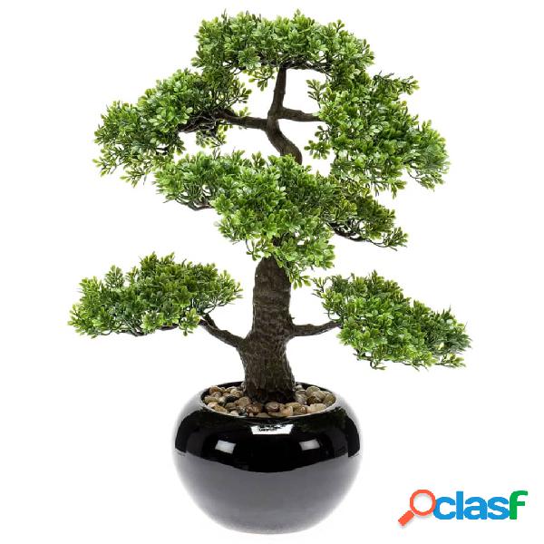 Emerald Ficus Artificiale Mini Bonsai 47 cm 420006 Verde