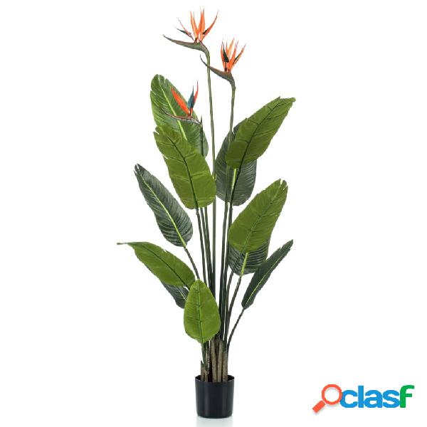 Emerald vidaXL Strelitzia Pianta Artificiale in Vaso con