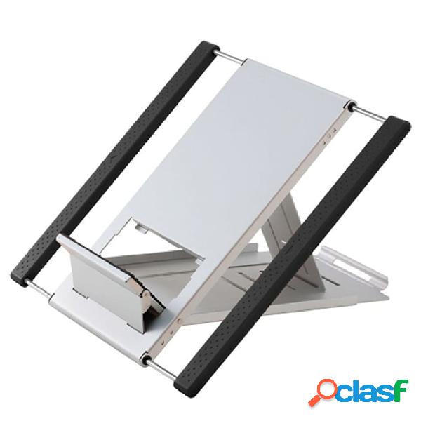 ErgoLine Supporto per Notebook Traveler 25x18x1 cm Argento e