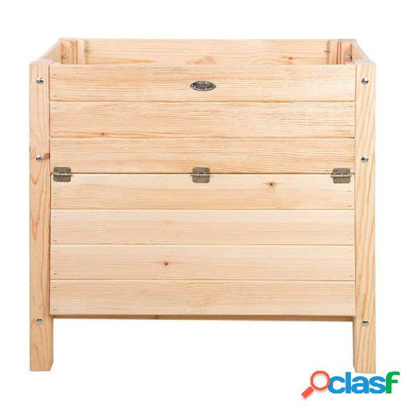 Esschert Design Letto Rialzato Giardino con Contenitore 65 L