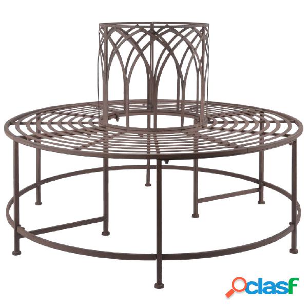 Esschert Design Panchina Circolare da Albero in Metallo