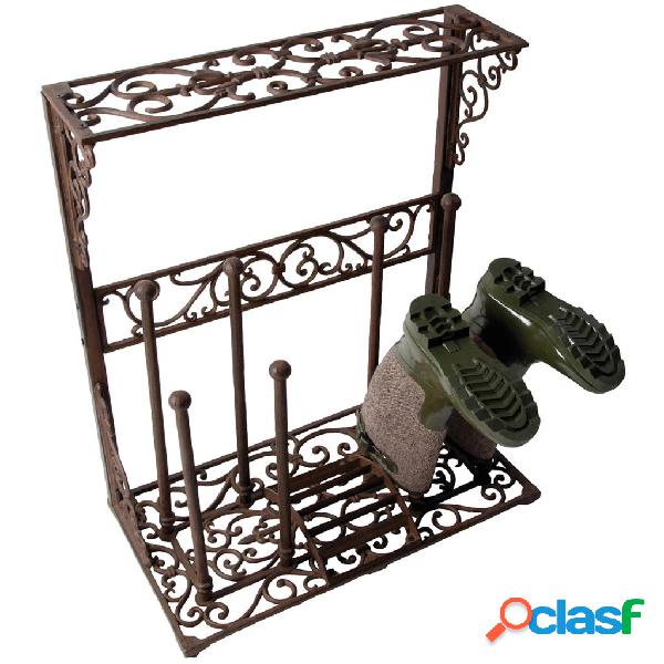 Esschert Design Supporto per Stivali L in Ghisa LH44
