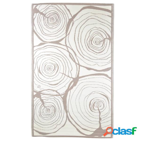 Esschert Design Tappeto da Esterno 240x150 cm Anelli di
