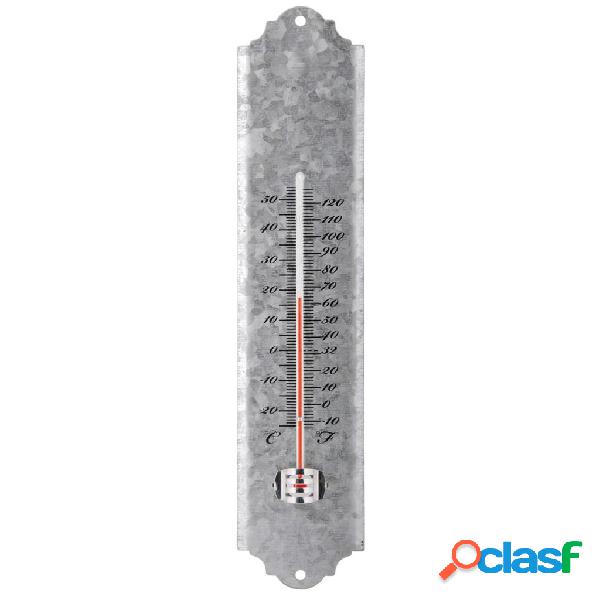 Esschert Design Termometro a Parete Rottami di Zinco 30 cm