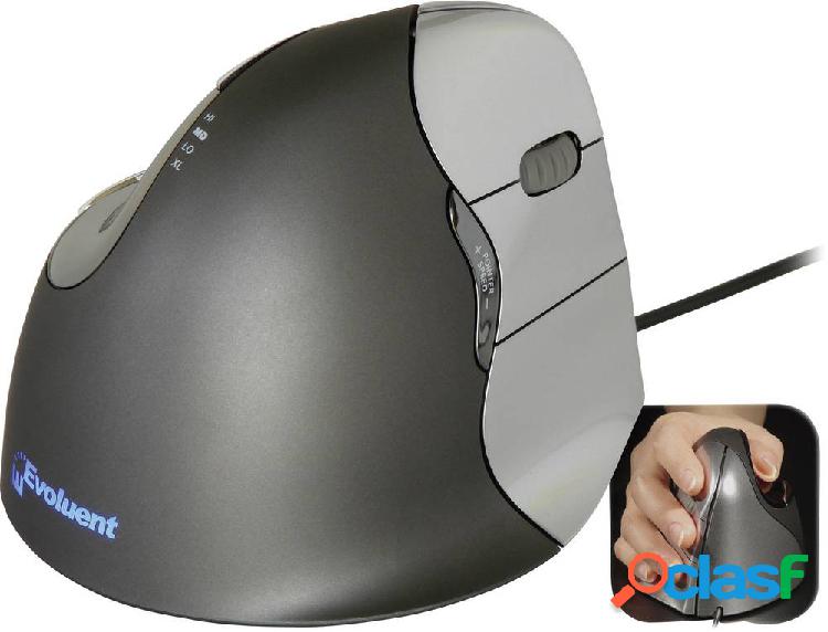 Evoluent Vertical Mouse 4 VM4R Mouse ergonomico USB Ottico