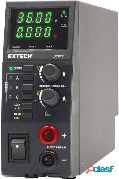 Extech DCP36 Alimentatore da laboratorio regolabile 0.5 - 36