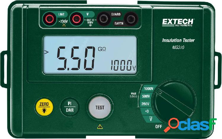 Extech MG310 Misuratore di isolamento 250 V, 500 V, 1000 V