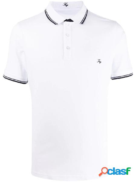 FAY POLO UOMO NPMB240140SITOB001 COTONE BIANCO