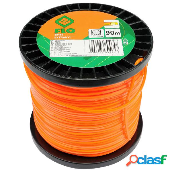 FLO Filo Tagliaerba Extranyl 2,4 mm 90 m Arancione