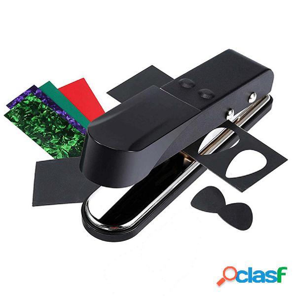 Fai da te Punch Guitar Pick Maker Pick Plastic Card Cutter