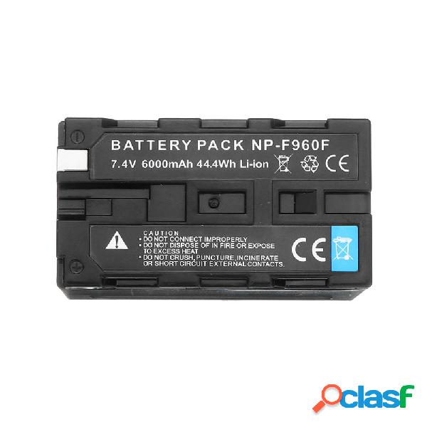 Falconeyes NP-F960 Li-ion ricaricabile 6000 mah 7.4 V