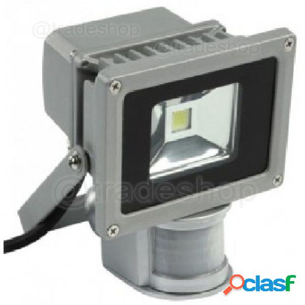 Faretto Lampada esterna faro led 10w con sensore di