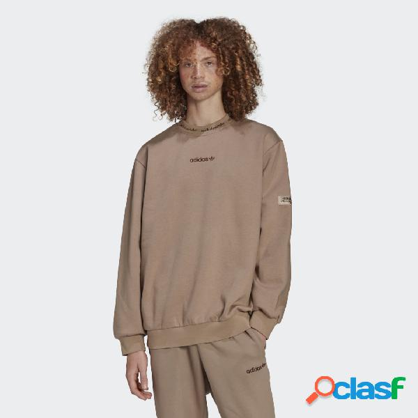 Felpa Trefoil Linear Crew