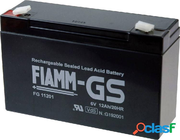 Fiamm PB-6-12 FG11201 Batteria al piombo 6 V 12 Ah