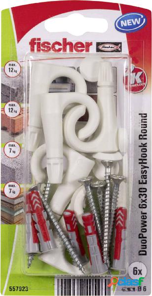 Fischer DuoPower 6x30 EasyHook Round K (6) Assortimento