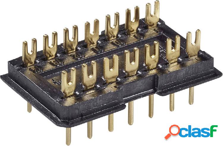 Fischer Elektronik Spina DIL 1 pz. DILS 14 GO Poli: 14