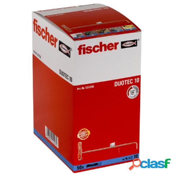 Fischer Set Fissaggi Flessibili in Nylon DUOTEC 10 50 pz