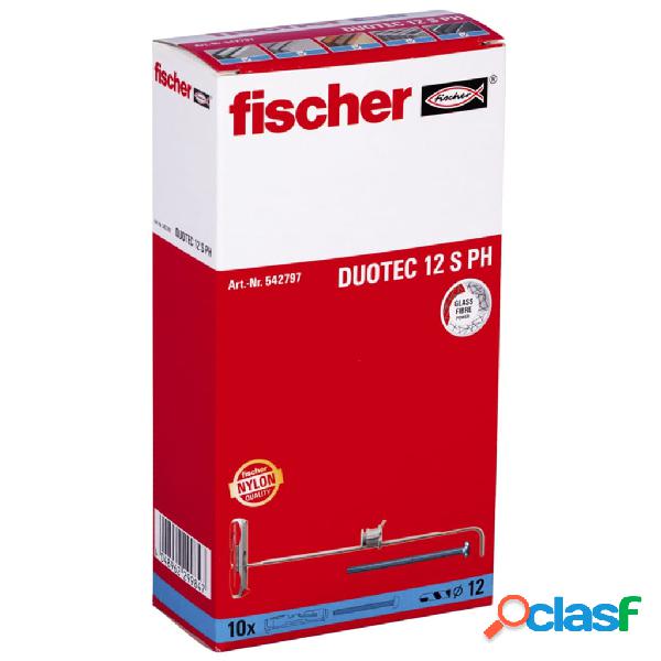 Fischer Set Fissaggi Flessibili in Nylon con Viti DUOTEC 12
