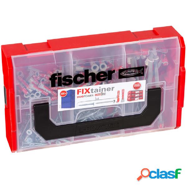 Fischer Set di Tasselli con Viti FIXtainer DUOPOWER/DUOTE