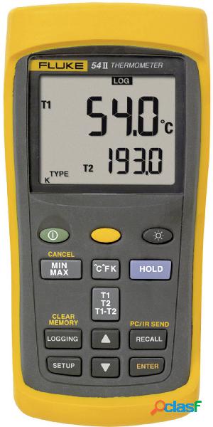 Fluke 54IIB 50HZ Termometro -250 - +1767 °C Sensore tipo E,