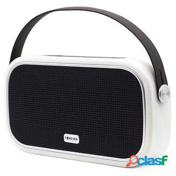 Forever UniQ BS-660 Bluetooth Speaker - 10W - White / Black