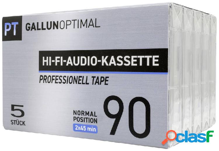GALLUNOPTIMAL Audiocassette 90 min Kit da 5
