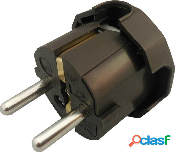 GAO 624438 Spina angolata di sicurezza Plastica 230 V