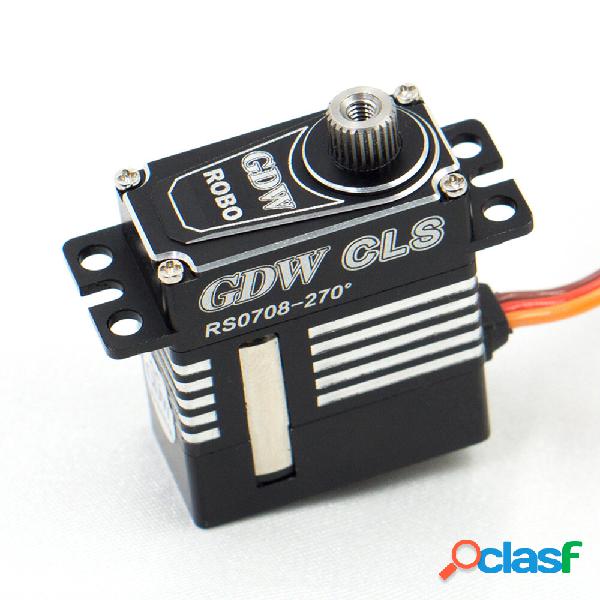 GDW RS0708 Ingranaggio metallo senza nucleo digitale Servo