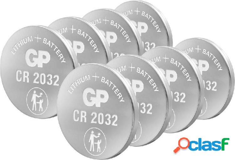 GP Batteries 4 +4 gratis Batteria a bottone CR 2032 Litio