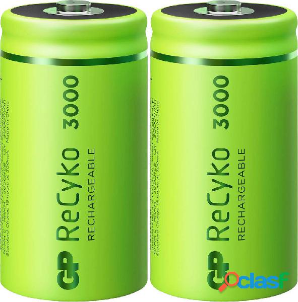 GP Batteries ReCyko+ Batteria ricaricabile 1/2 Torcia (C)
