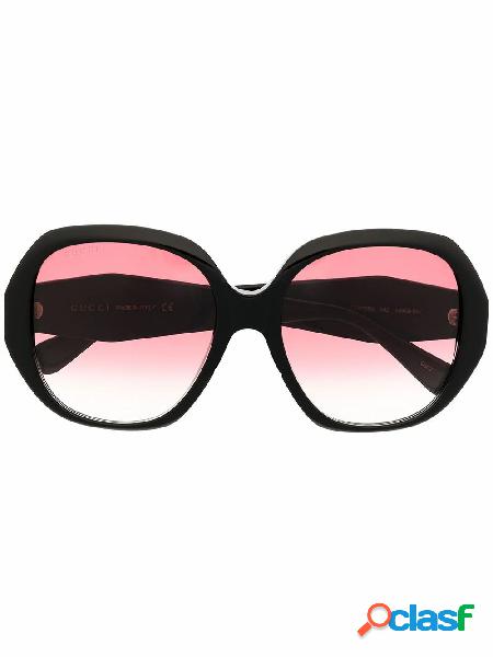 GUCCI OCCHIALI DA SOLE DONNA GG0796S002 ACETATO NERO