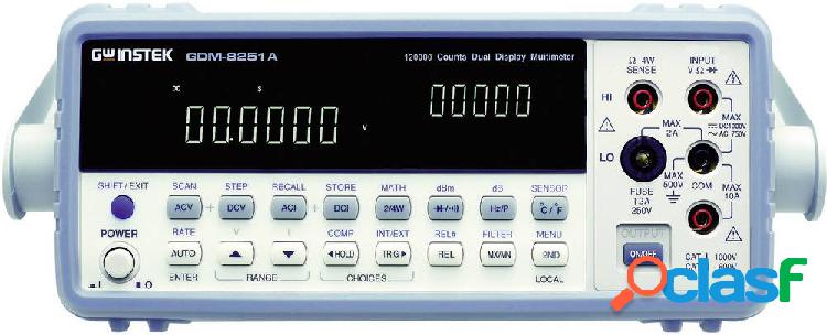 GW Instek GDM-8255A Multimetro da tavolo digitale CAT II 500