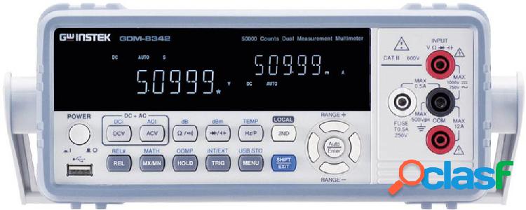 GW Instek GDM-8342USB Multimetro da tavolo digitale CAT II