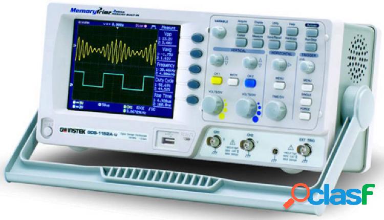 GW Instek GDS-1152A-U Oscilloscopio digitale 150 MHz 2
