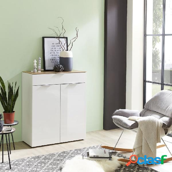 Germania Cassettiera GW-Cetano Bianco e Rovere