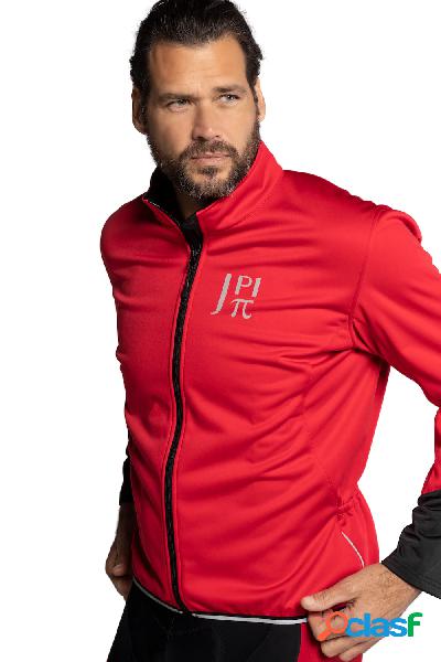 Giacca di softshell, interno in pile, colletto alto, zip,
