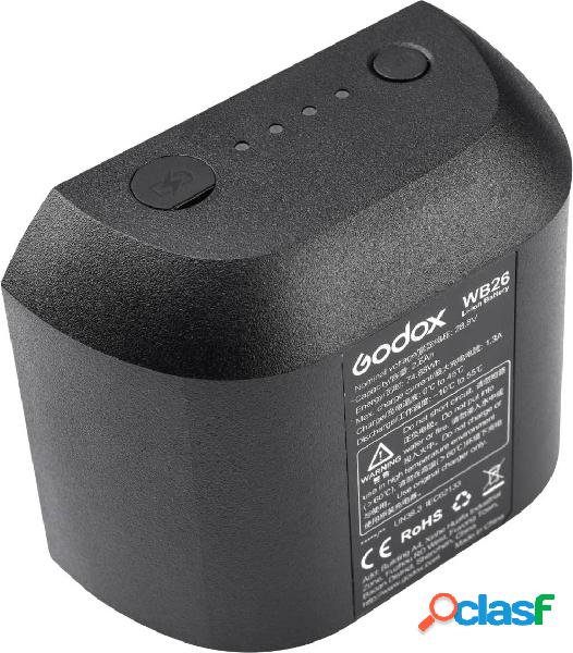 Godox Batteria ricaricabile fotocamera 2600 mAh