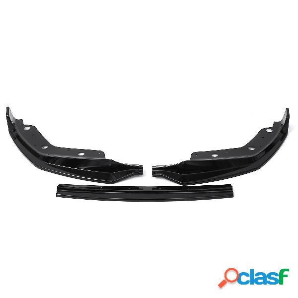 Golss Black Paraurti Anteriore Lip Spoiler M Sport 3PCS per