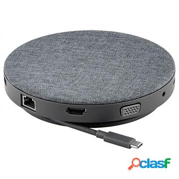 Goobay 11-in-1 Multiport USB-C Dock with Wireless Charger -