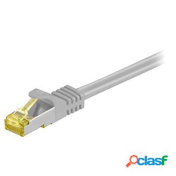 Goobay S/FTP CAT7 Round Network Cable - 10m - Grey