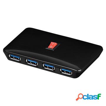 Goobay SuperSpeed 4-Port USB 3.0 Hub - 5Gbit/s - Black