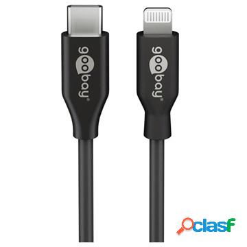 Goobay USB-C / Lightning Data and Charge Cable - 1m - Black