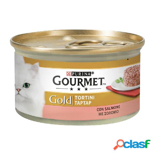 Gourmet Gold Tortini Cat Adult con Salmone 85 gr