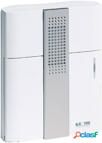 Grothe 43150 Suoneria 8 - 12 V 83 dBA Bianco, Argento