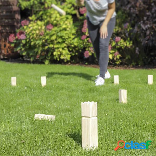 HI Gioco dei Kubb per Esterni in Legeno