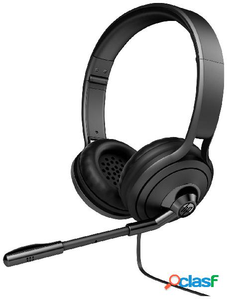 HP 500 Computer Cuffie Over Ear Bluetooth Stereo Nero