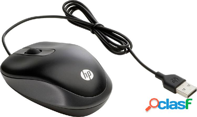 HP Mouse USB Ottico Nero, Grigio 3 Tasti 1000 dpi