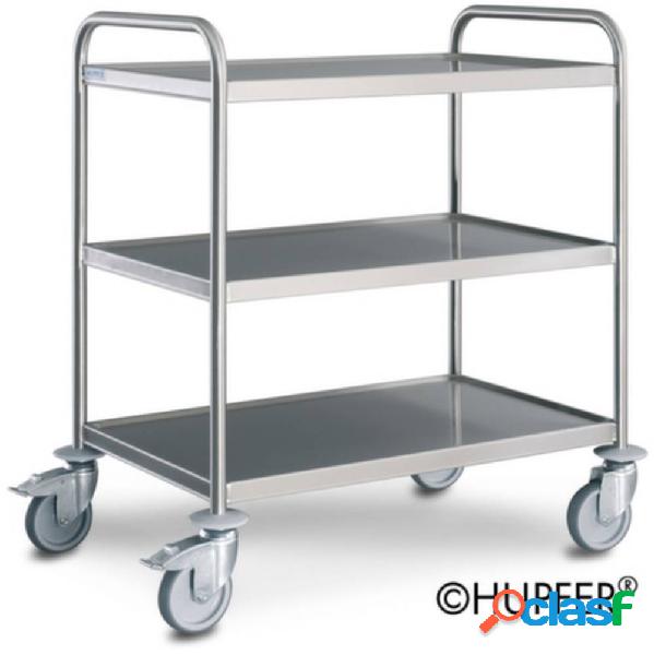 HUPFER 01.1208.2 Carrello con ripiani Acciaio inox Capacità